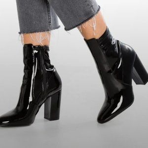 ALDO Aurella Black Patent Boot